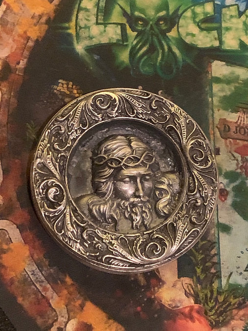 A Portrait of Christ Hand poured silver