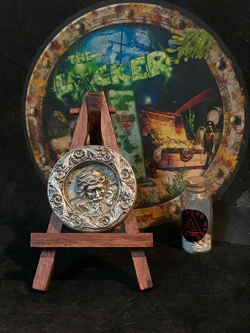 A Portrait of Christ Hand poured silver