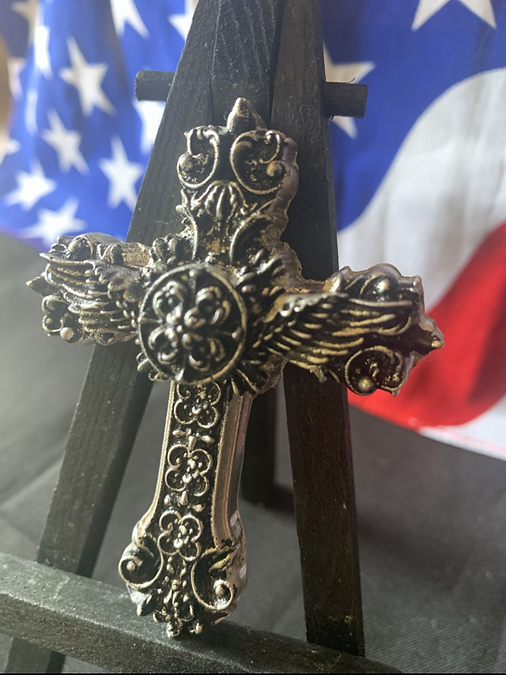 Cross of Perfection Hand poured silver