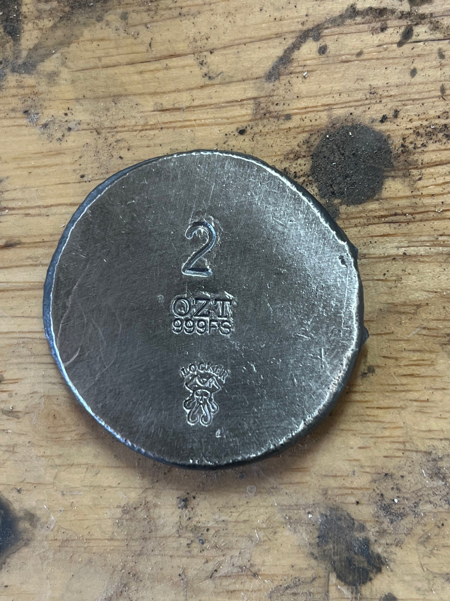 Doc Holiday Hand Poured Silver