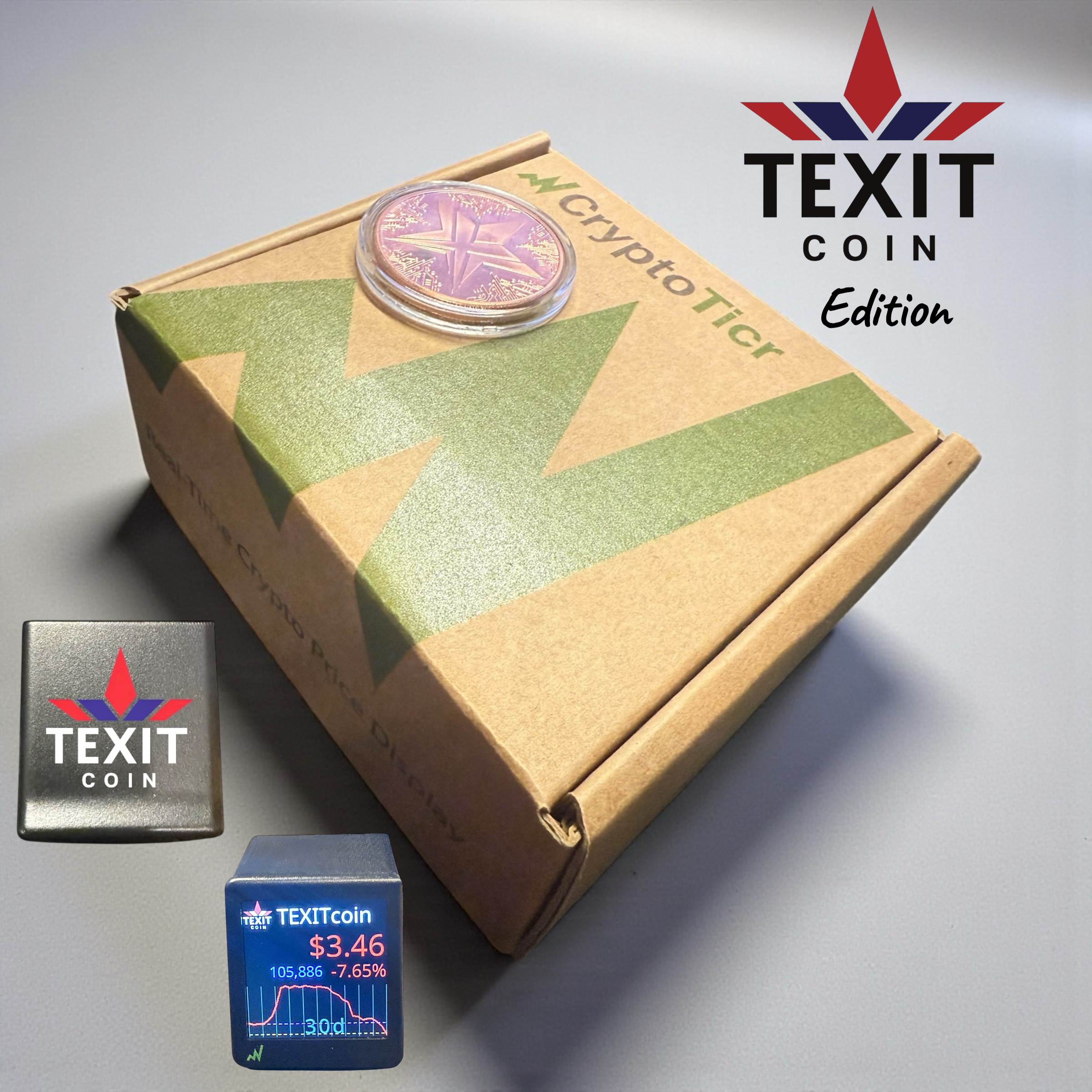 Texit Coin CryptoTicr - Special Edition – The Locker Mint