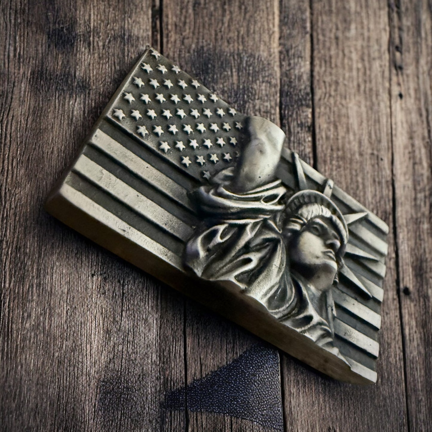 Liberty Flag, 3+ ozt .999fs ingot