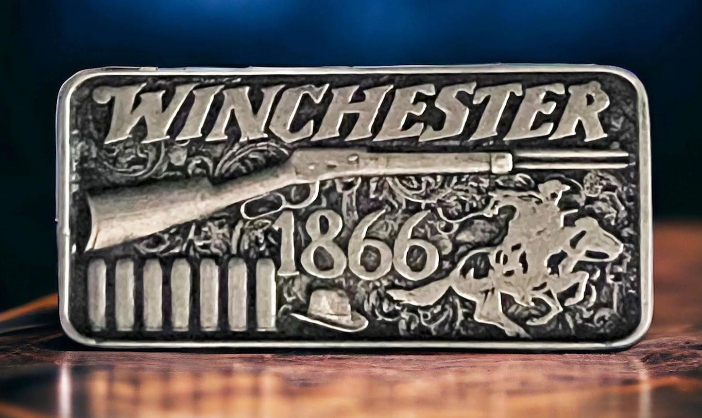 Historic Firearms: Winchester model 1866,our Tribute silver ingot