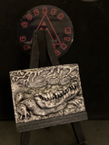 Cajun Gator Hand poured silver