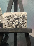 Jack-o-lantern Gunslinger Hand poured silver