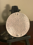 Masonic Medallion Hand poured silver