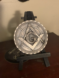 Masonic Medallion Hand poured silver